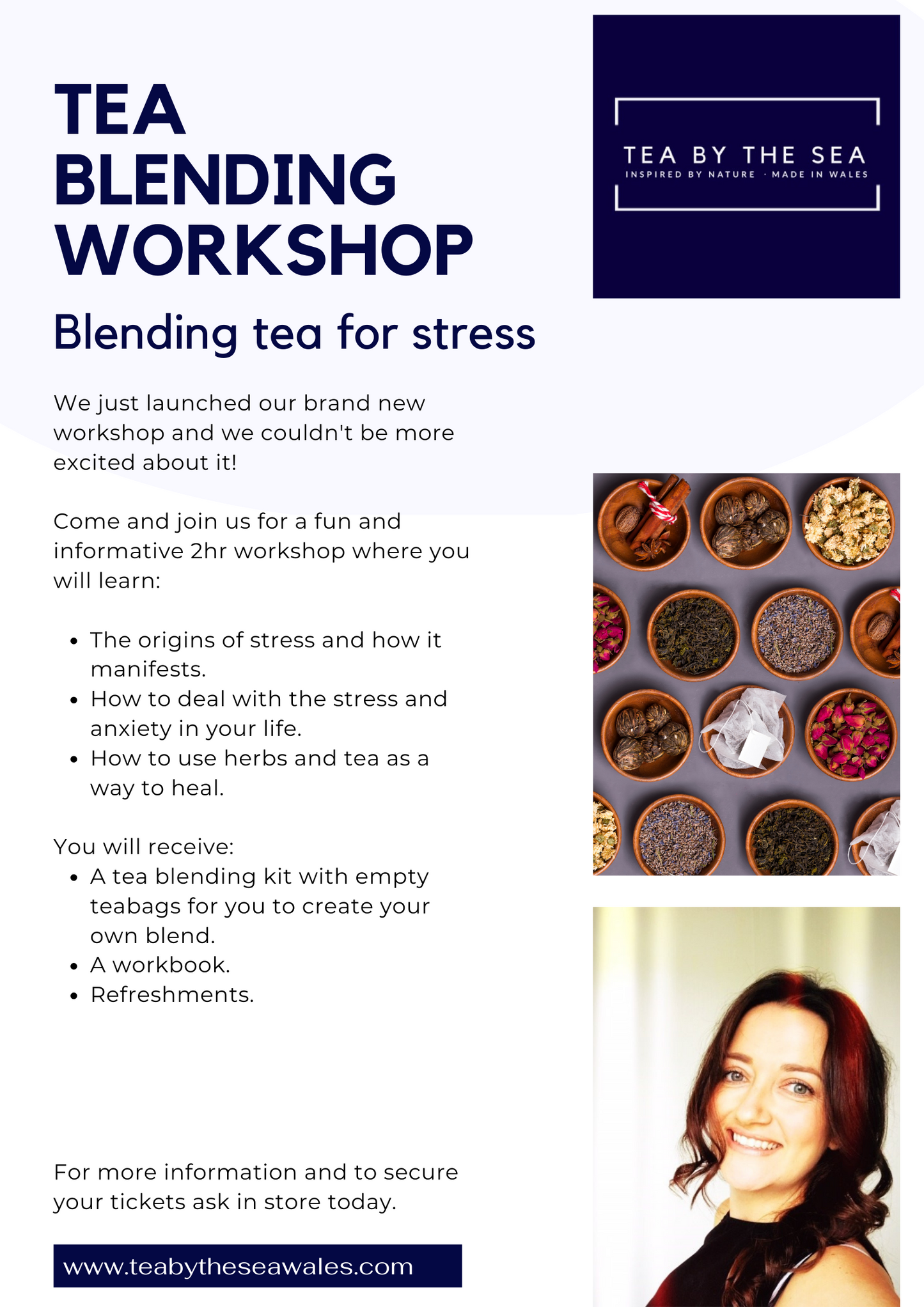 Tea Blending for Stress Workshop New date coming soon!