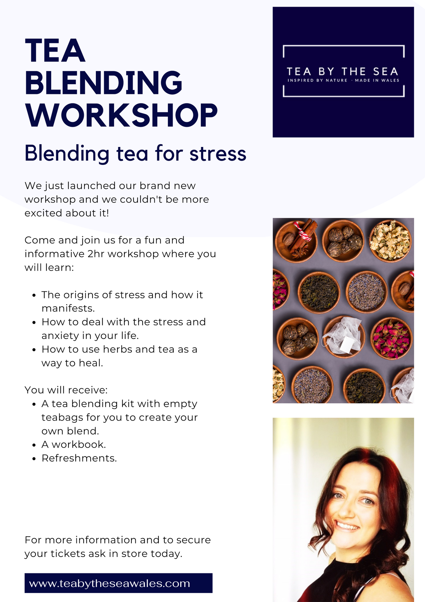 Tea Blending for Stress Workshop